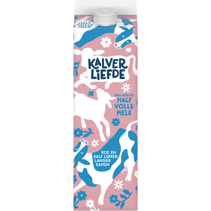 Kalverliefde Biologische halfvolle melk