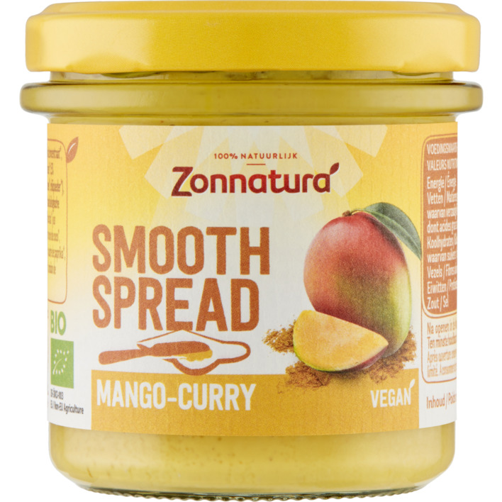 Zonnatura Mango curry smooth spread