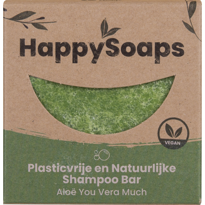 HappySoaps Shampoo bar aloë you vera much