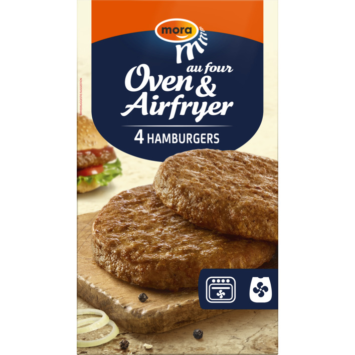 Mora Oven & airfryer hamburgers