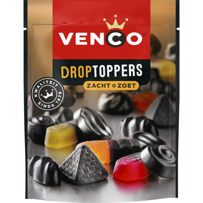 Venco Droptoppers zacht & zoet