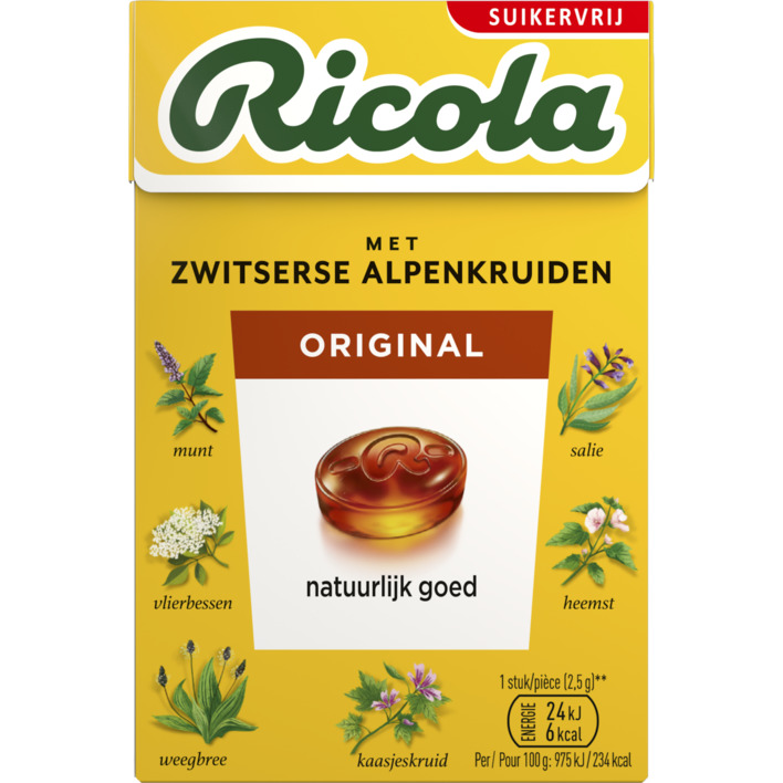 Ricola Original suikervrij