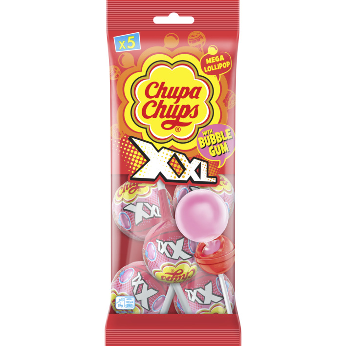 Chupa Chups Lollies XXL met bubble gum
