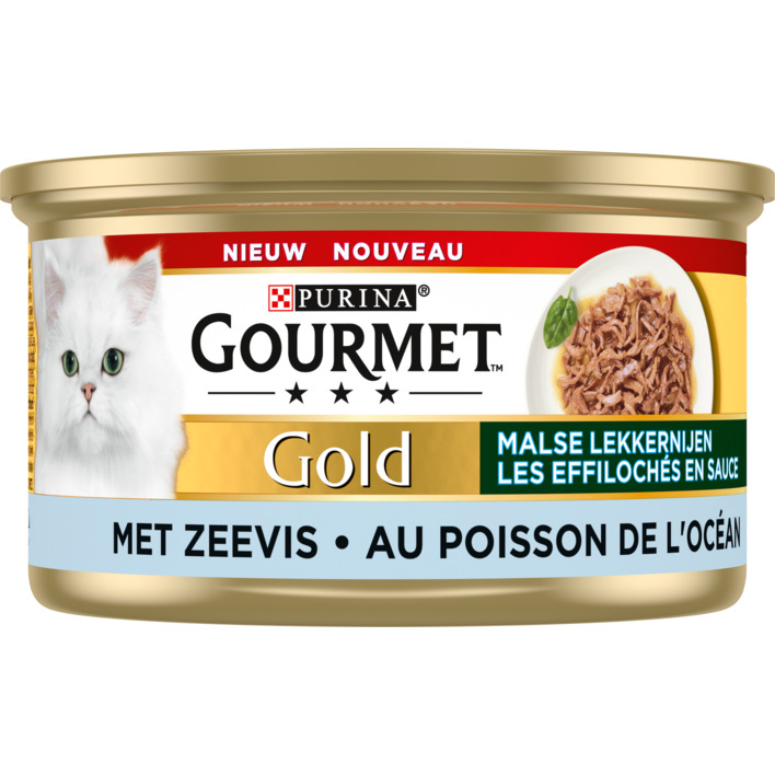 Gourmet Gold malse lekkernijen met zeevis