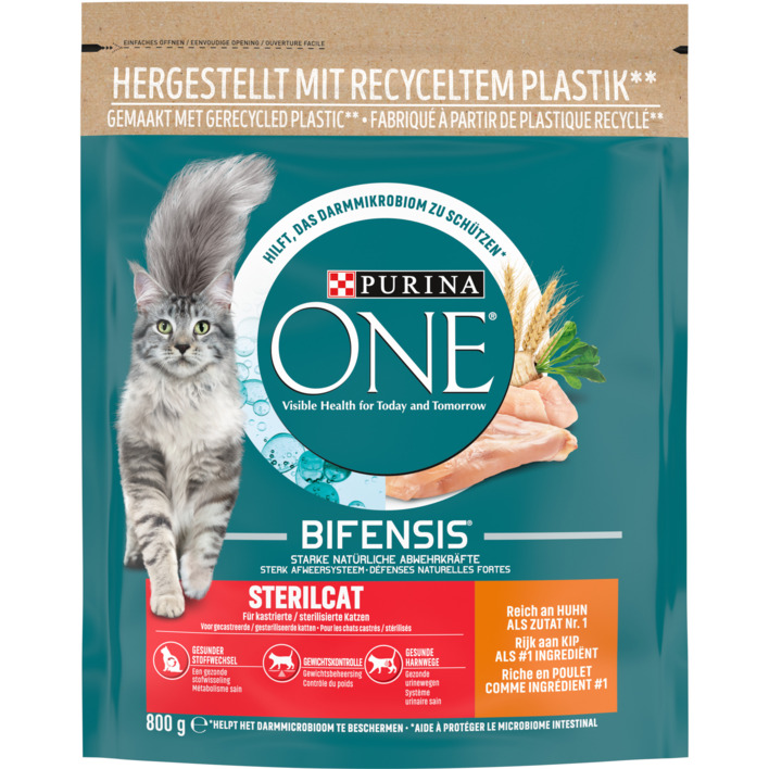 Purina ONE Sterilcat rijk aan kip