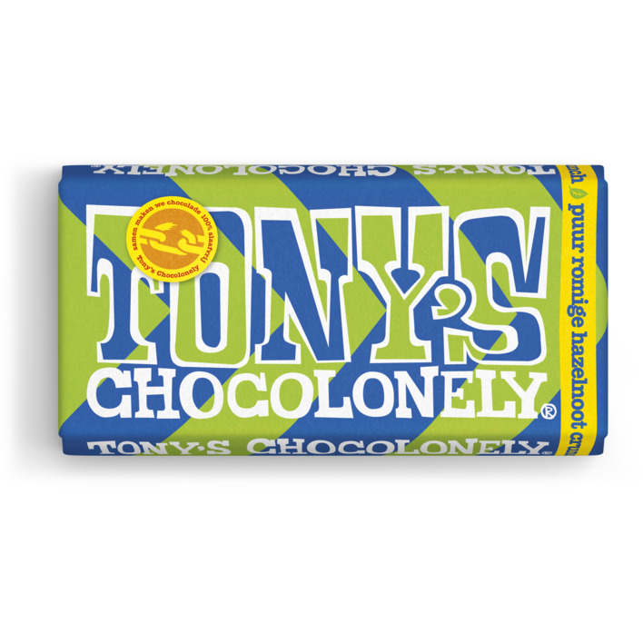 Tony's Chocolonely Reep puur romige hazelnoot