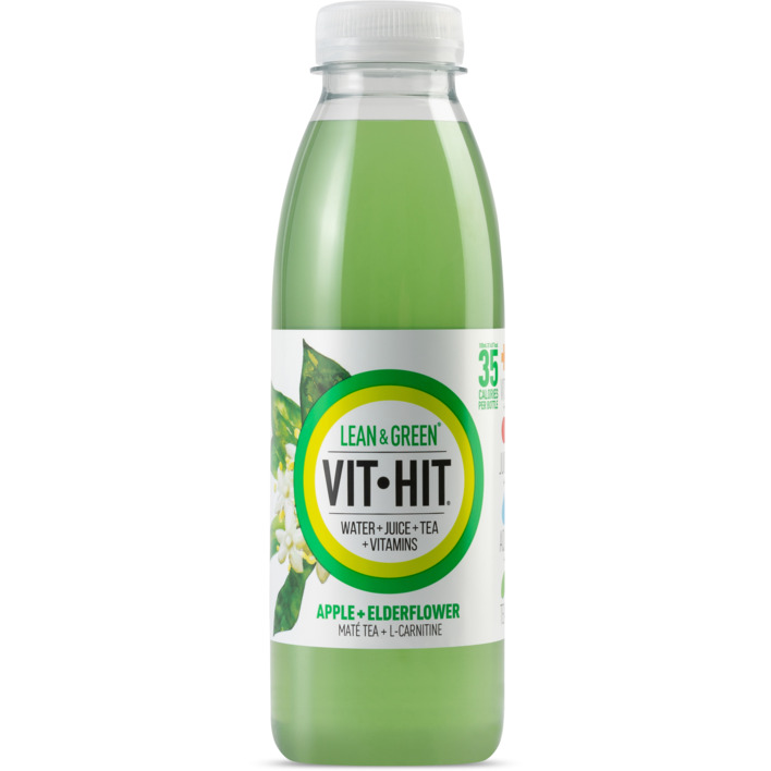 Vit hit Lean & green appel elderflower