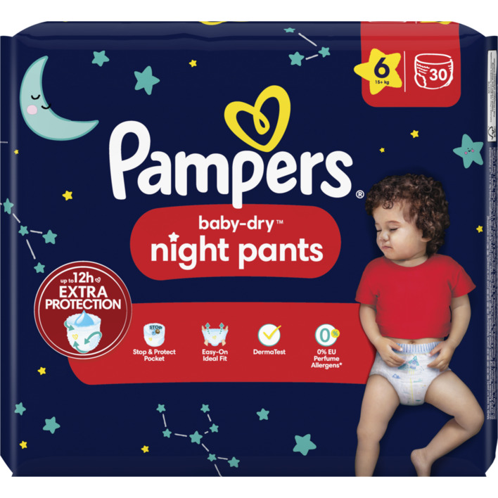 Pampers Baby dry night pants luierbroekje maat 6
