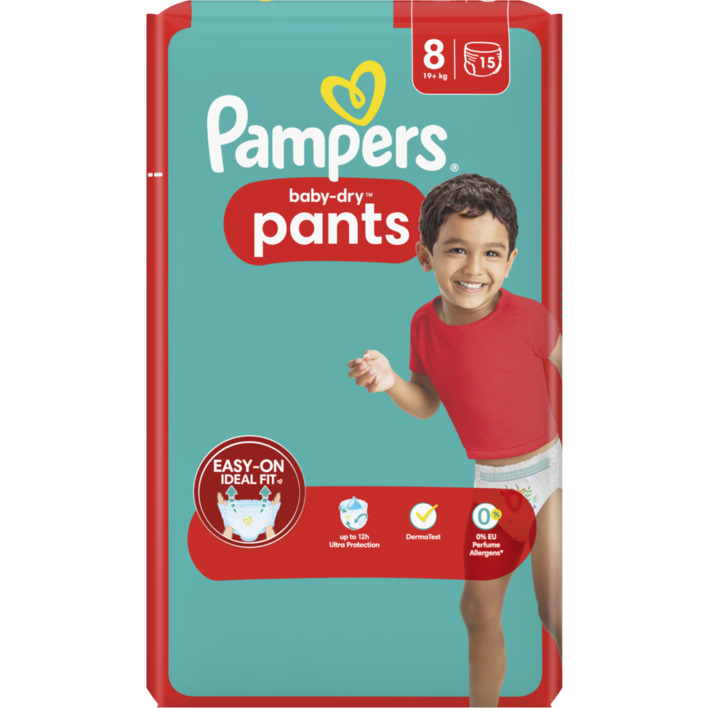 Pampers Baby-dry pants luierbroekje maat 8