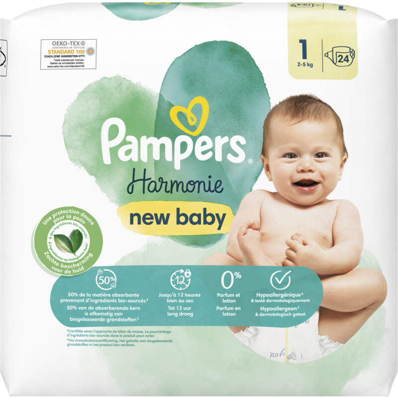 Pampers Harmonie luiers maat 1