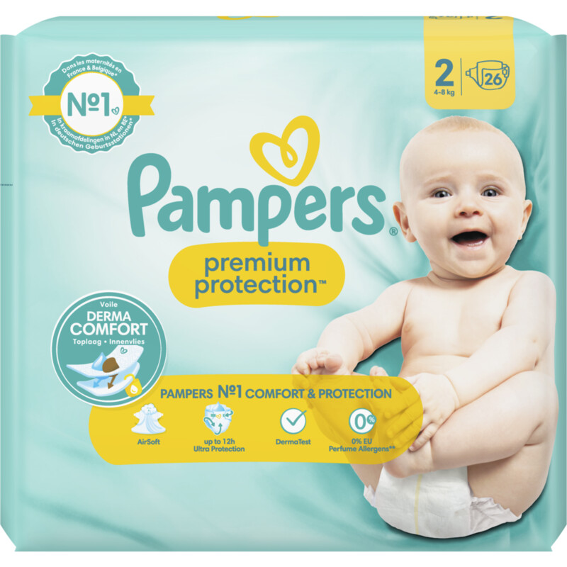 Pampers Premium protection luiers maat 2