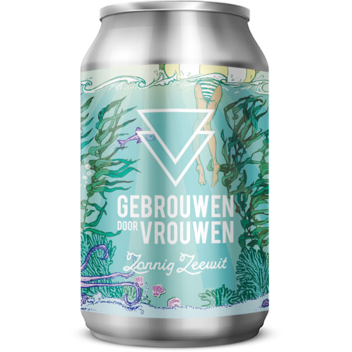 Gebrouwen door vrouw Zonnig zeewit