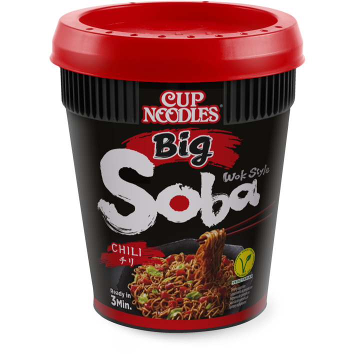 Nissin Soba big cup noodles chili