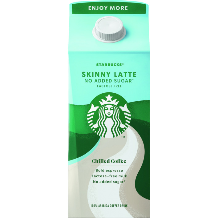 Starbucks Caffe latte no added sugar