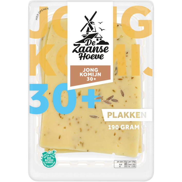 De Zaanse Hoeve Jong komijn 30+ plakken