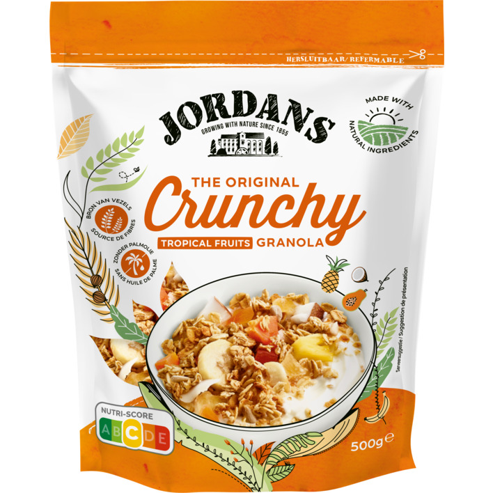 Jordans Crunchy tropical fruits granola