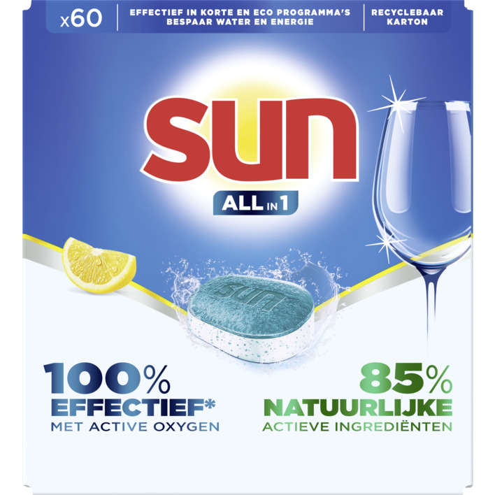 Sun All-in-one citroen vaatwastabletten