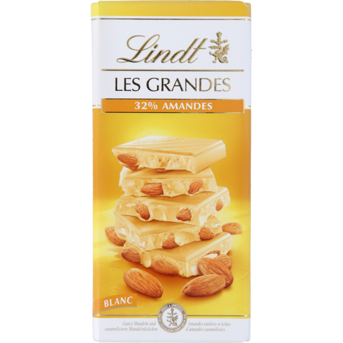 Lindt Les grandes witte chocolade amandelen