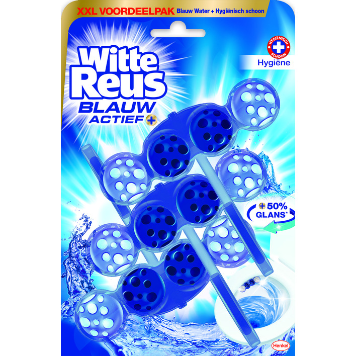 Witte Reus Toiletblok blauw actief hygiene