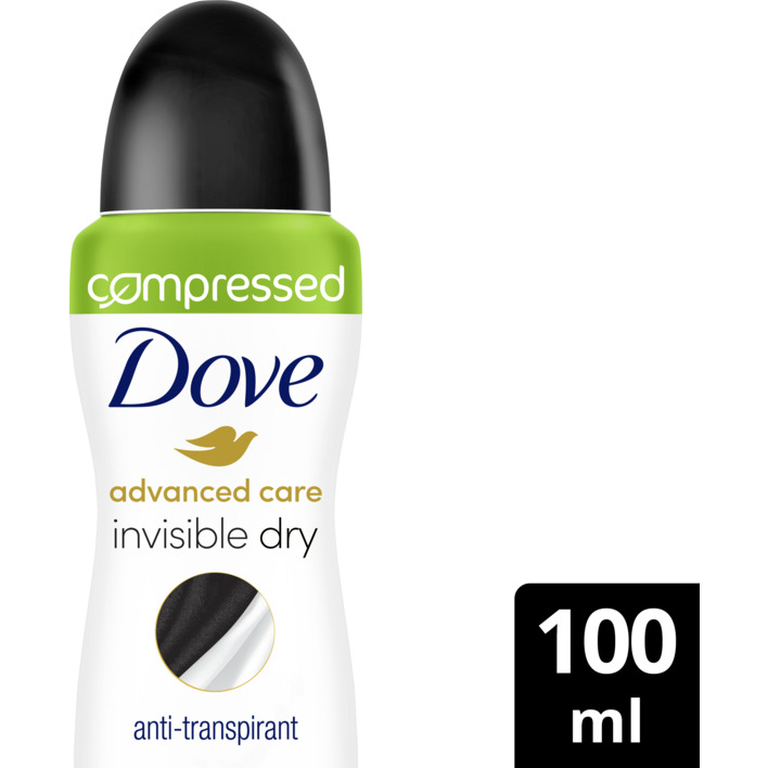 Dove Invisible dry compressed deodorant spray