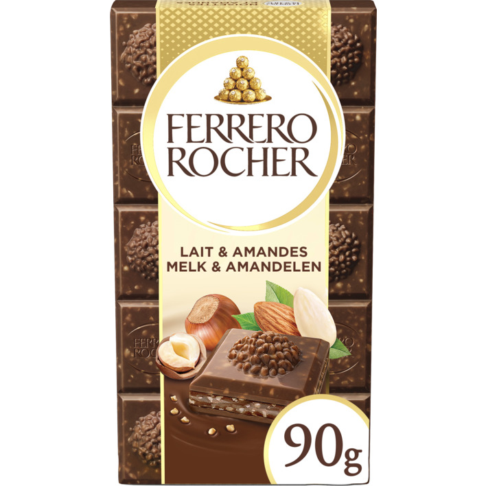 Ferrero Rocher hazelnoot en amandelen melk