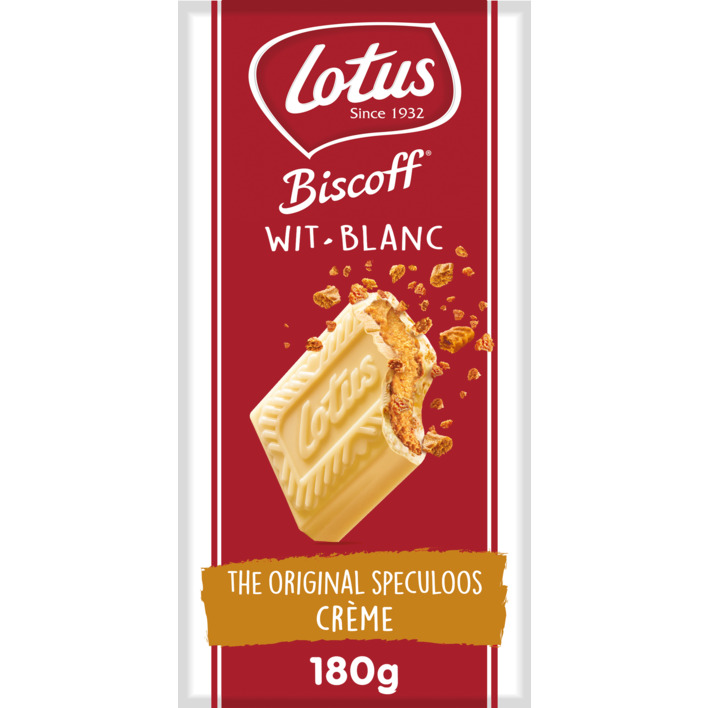 Lotus Biscoff Speculoos witte chocolade crème