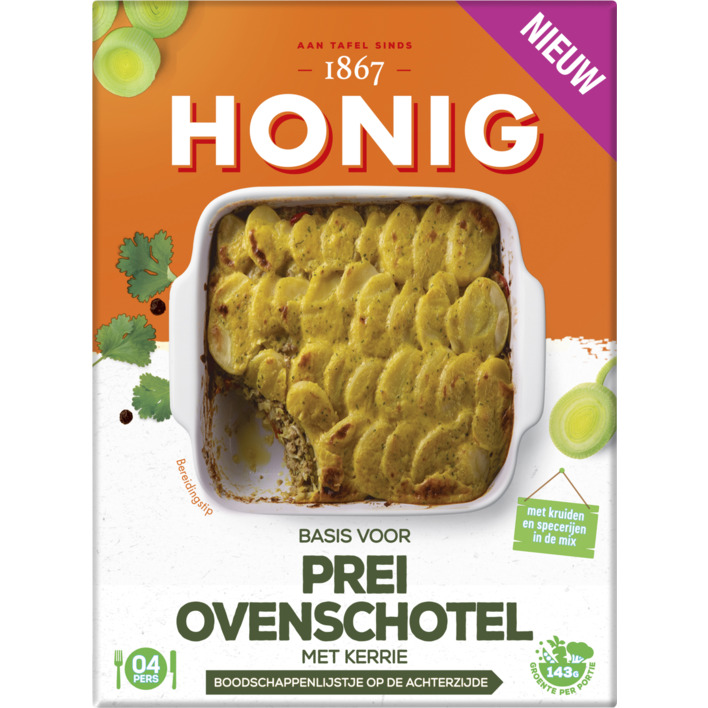 Honig Basis voor prei ovenschotel