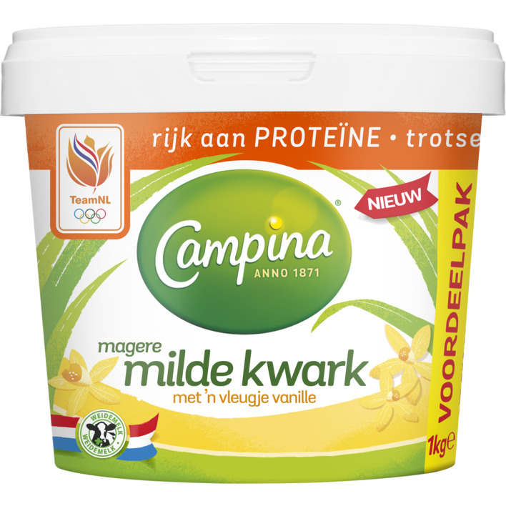 Campina Magere milde kwark vanille voordeelpak