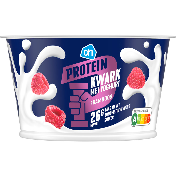 AH Protein kwark met yoghurt framboos