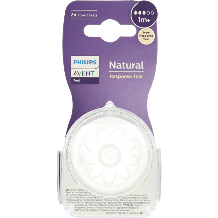 Avent Flesspeen natuurlijke zuigreflex 1m+