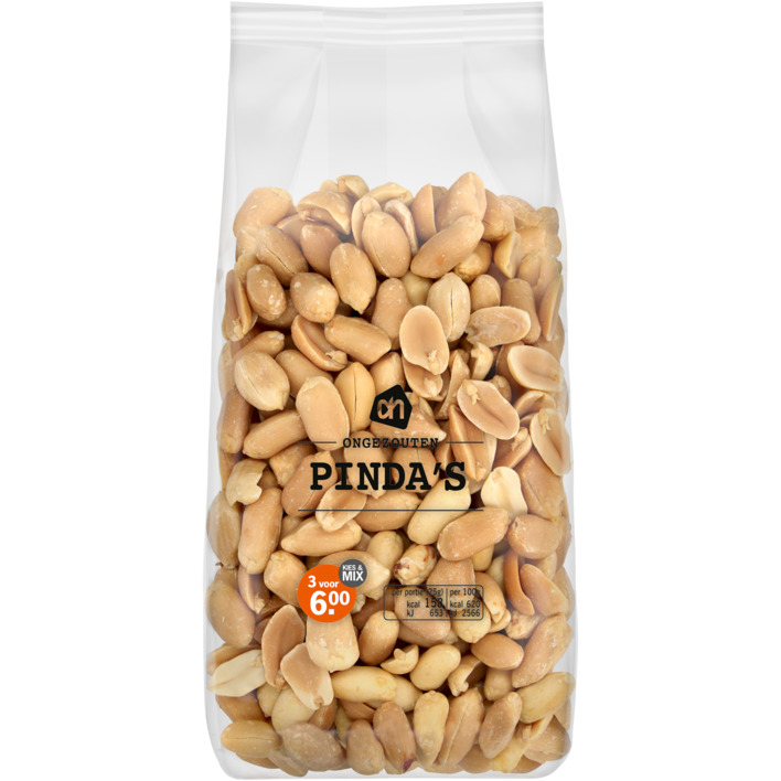 AH Ongezouten pinda's