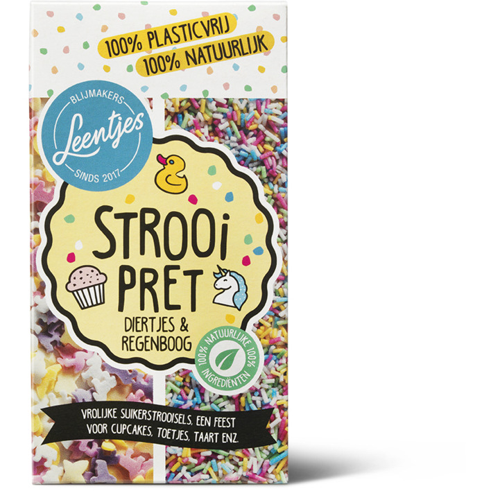 Leentjes Strooi pret diertjes & regenboog