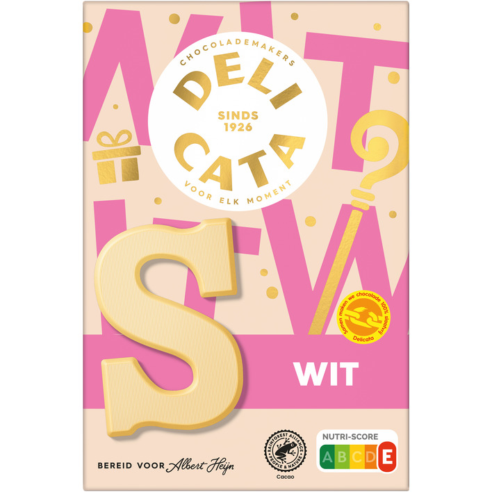 Delicata Chocoladeletter wit