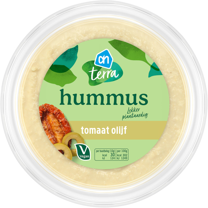 AH Terra Plantaardige hummus tomaat olijf