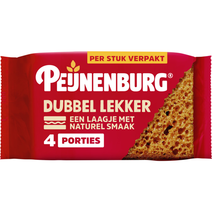 Peijnenburg Ontbijtkoek dubbel lekker 4-pack