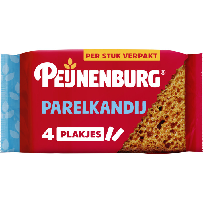 Peijnenburg Ontbijtkoek parelkandij 4-pack