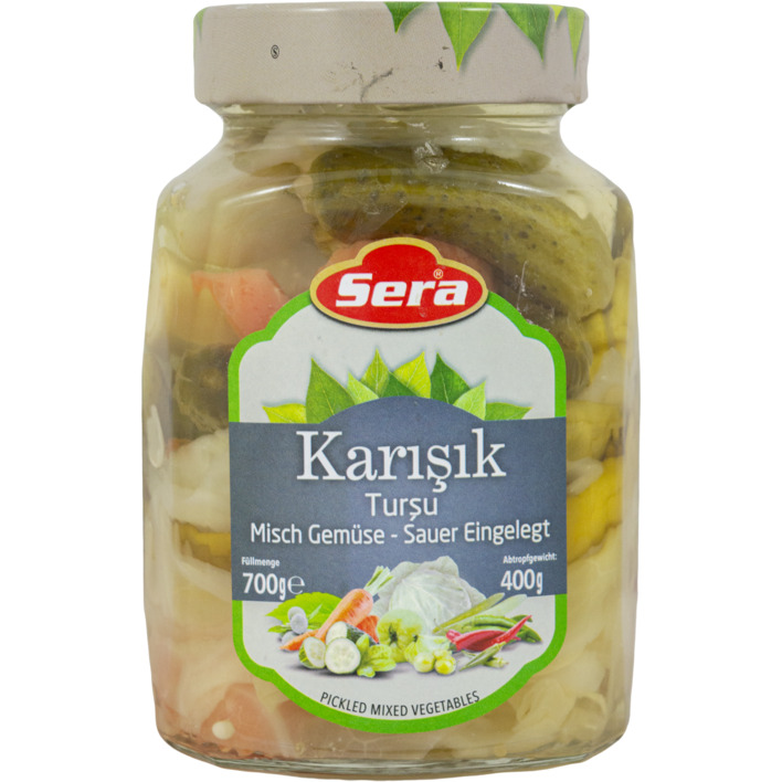 Sera Karisik Tursu (gemengde groente in zuur)