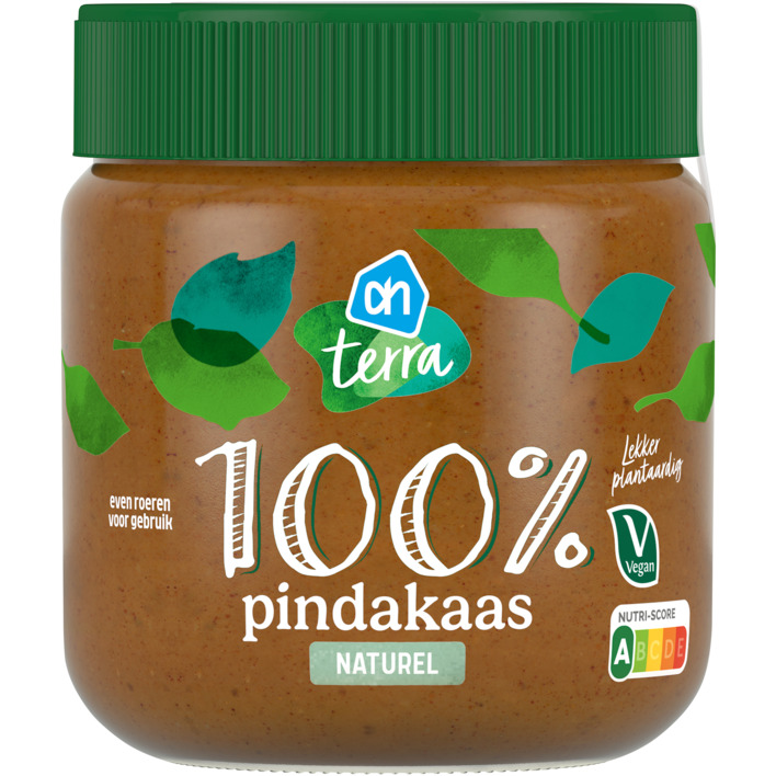 AH Terra Plantaardig 100% pindakaas naturel