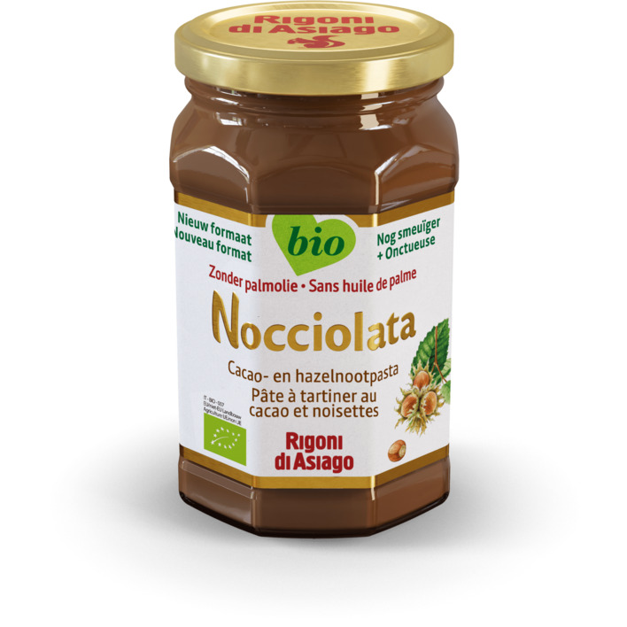 Nocciolata Cacao- en hazelnootpasta zonder palmolie
