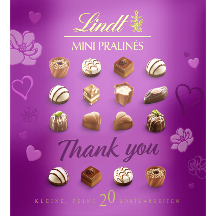 Lindt Mini pralinés thank you