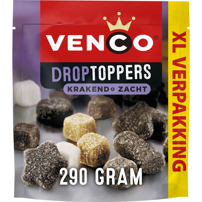 Venco Droptoppers krakend & zacht voordeelpak