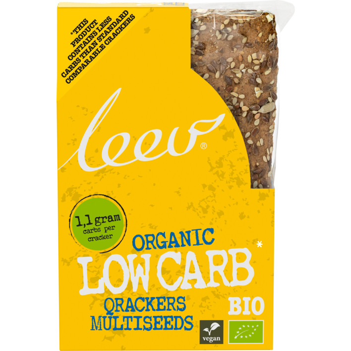 Leev Lowcarb crackers meerzaden