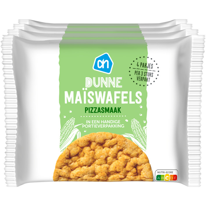 AH Dunne maïswafel pizzasmaak