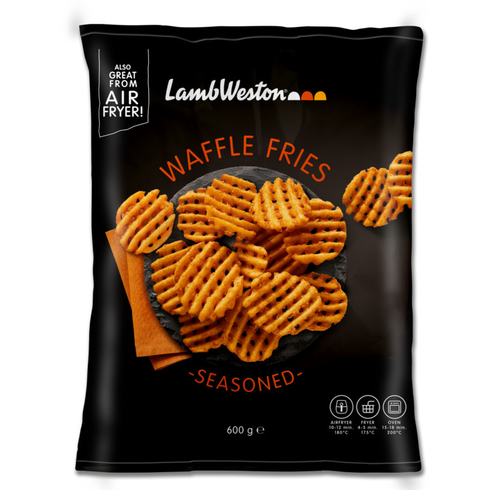LambWeston Waffle fries seasoned