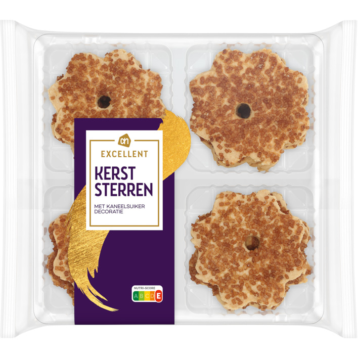 AH Excellent Kerststerren met kaneelsuiker decoratie