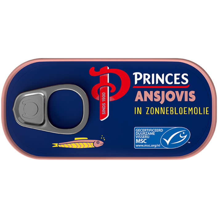 Princes Ansjovisfilets in zonnebloemolie