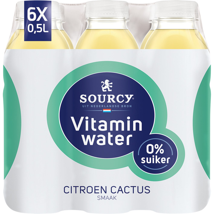 Sourcy Vitaminwater citroen 6-pack