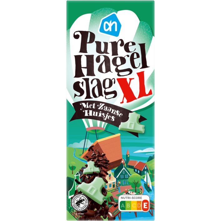 AH Hagelslag xl puur met Zaanse huisjes