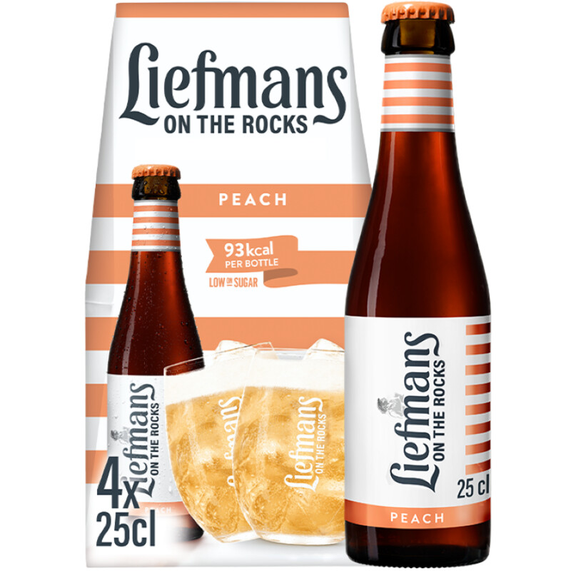 Liefmans On the rocks peach 4-pack