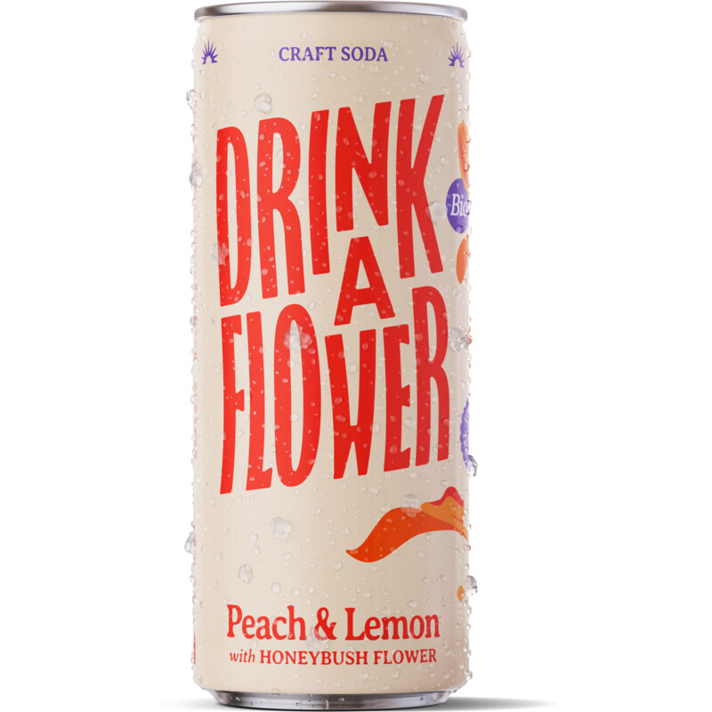 Drink a Flower Peach & lemon